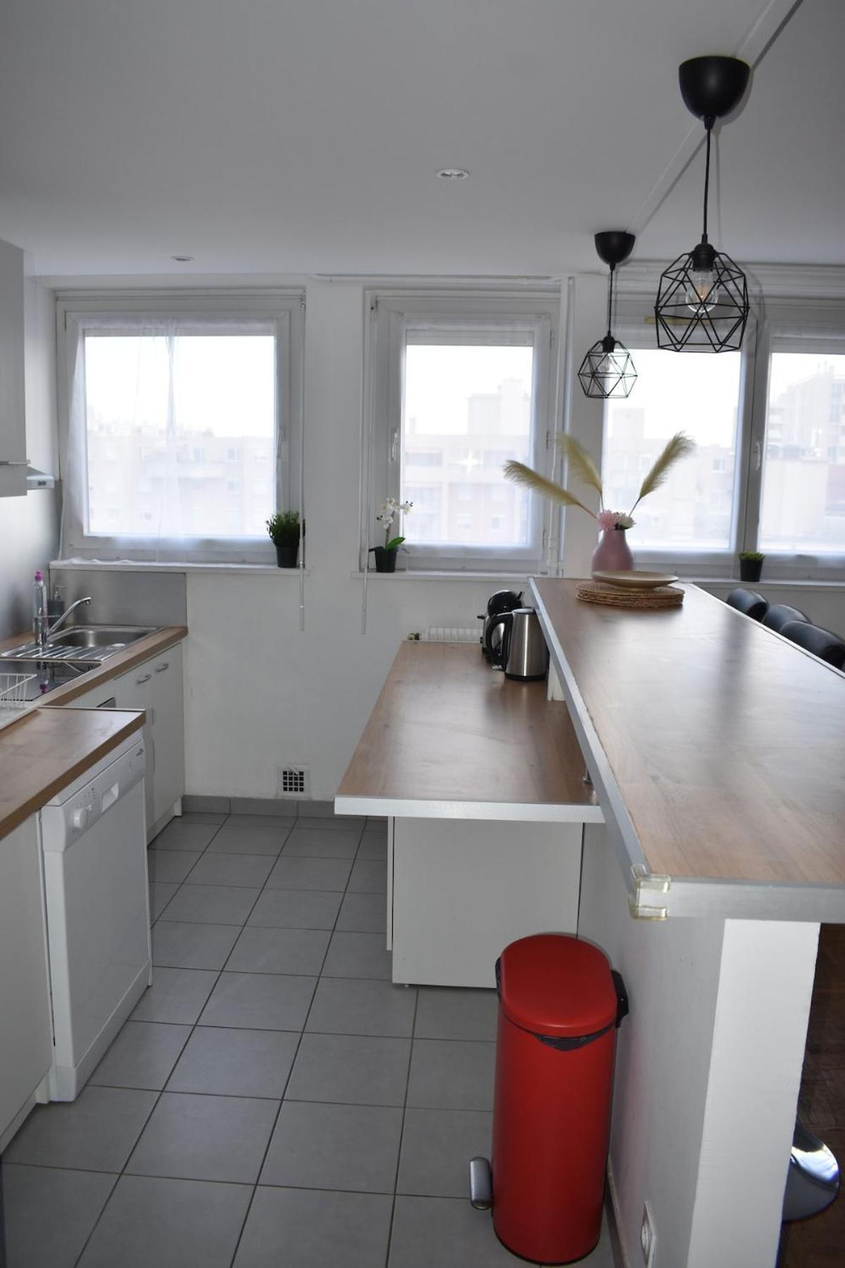 Appartement Lumineux 3 Chambres - Villeurbanne Gratte Ciel Kültér fotó